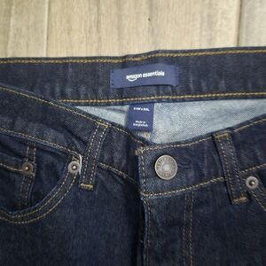 Amazon Essentials Dark Wash Denim Jeans - Dark Blue